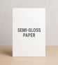 Pololesklý papír